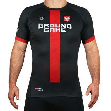 Rashguard Poland 2.0 short sleeve (Black)