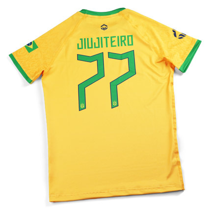 Kids' Rashguard Brazil Football short sleeve