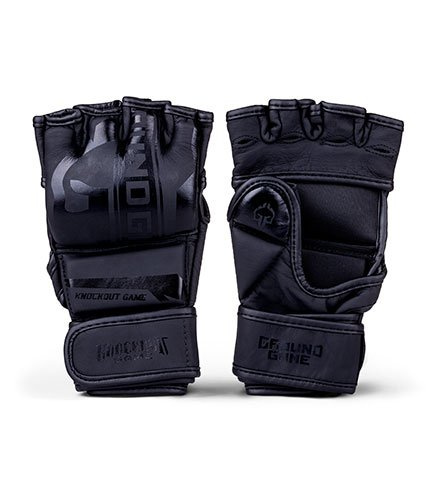 MMA Gloves Stripe Black