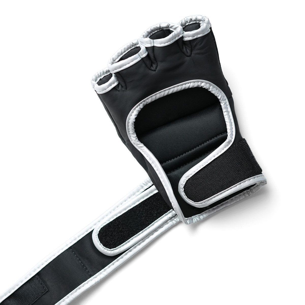 MMA Gloves Silver PRO without Thumb 