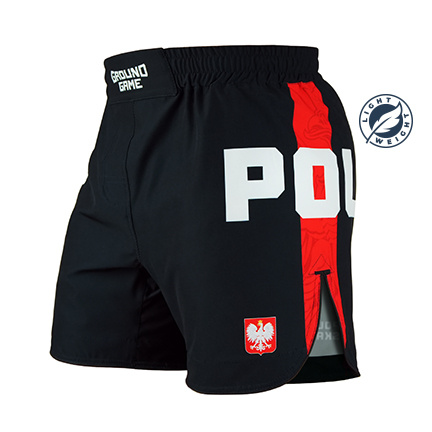 Light MMA Shorts Poland 2.0 (Black)