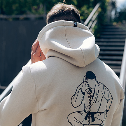 Hoodie Jiu-Jitsu is Calling x Noize (Beige)