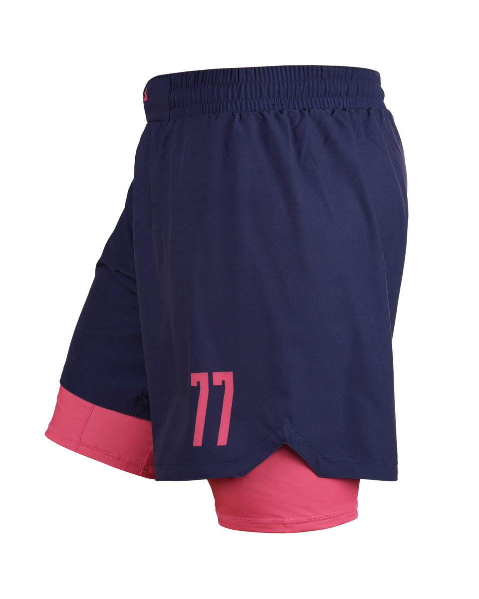 2-in-1 Training Shorts FC Armbar (Navy Blue)