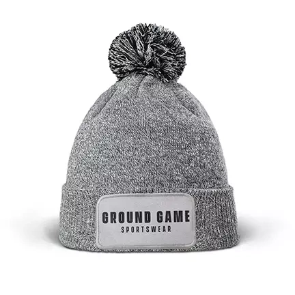 Winter Hat Typo (grey)