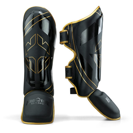 Shin Guards Logo 3.0 Gold