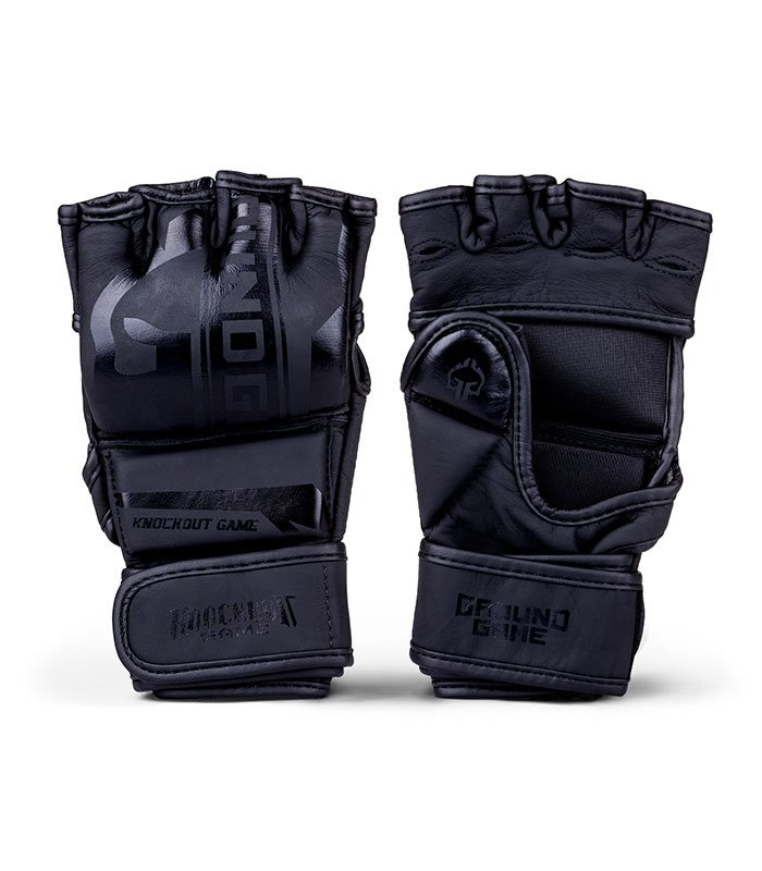 MMA Gloves Stripe Black