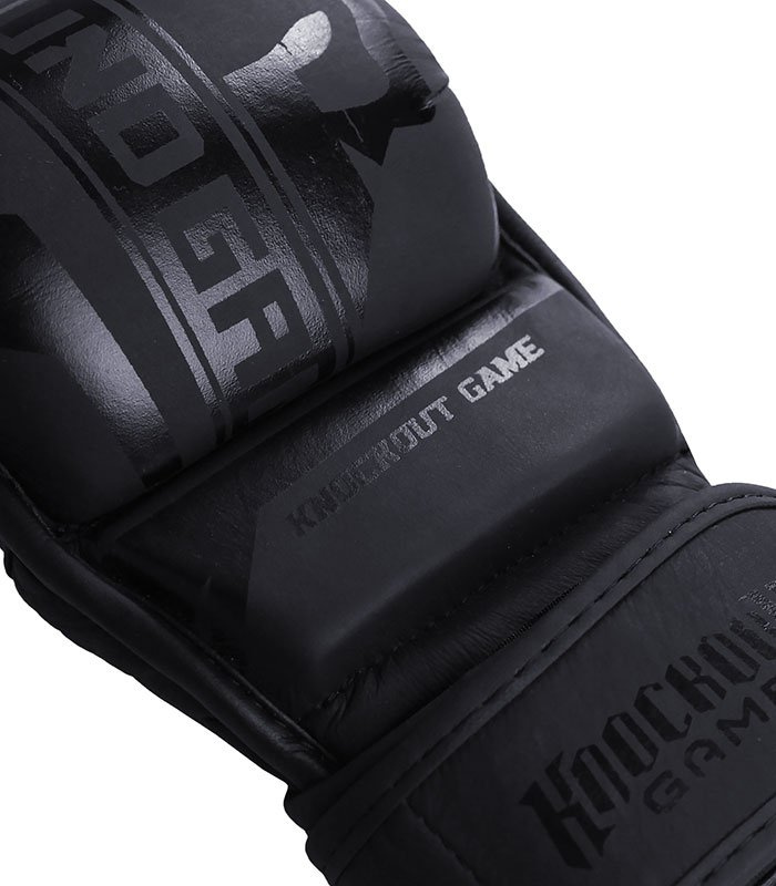 MMA Sparring Gloves Stripe Black 