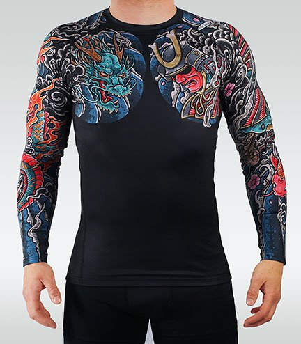 Rashguard Bushido 3.0 (Black) long sleeve