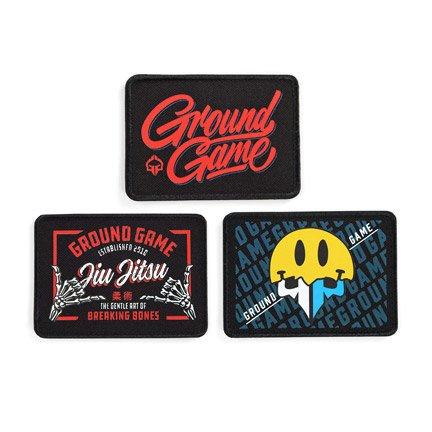 Set of 3 patches for Belt Bag Ground Game Switch