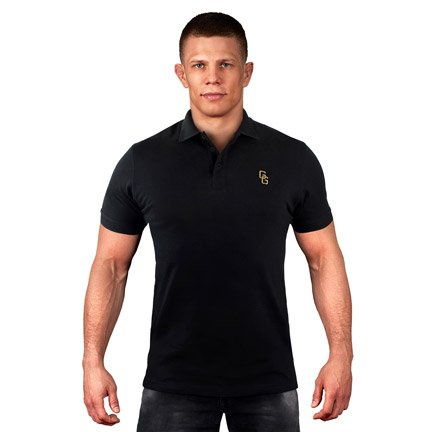 Polo shirt Monogram Gold  (Black)