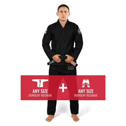 BJJ GI Breaker  2.0 (Black)  - mix and match any size