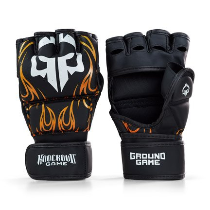 MMA Gloves Flames