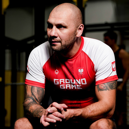 Rashguard Poland 2.0 short sleeve (Red)