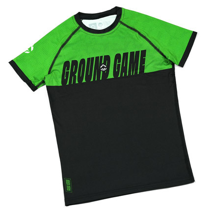 Kids' IBJJF Rank Rashguard for BJJ (Green)