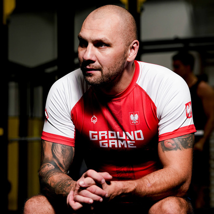 Rashguard Poland 2.0 short sleeve (Red)