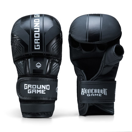 PRO MMA Sparing Gloves Stripe Black 2.0