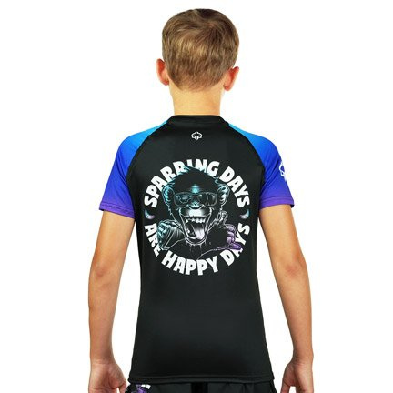 Kids Rashguard Cheeky Monkey short sleeve